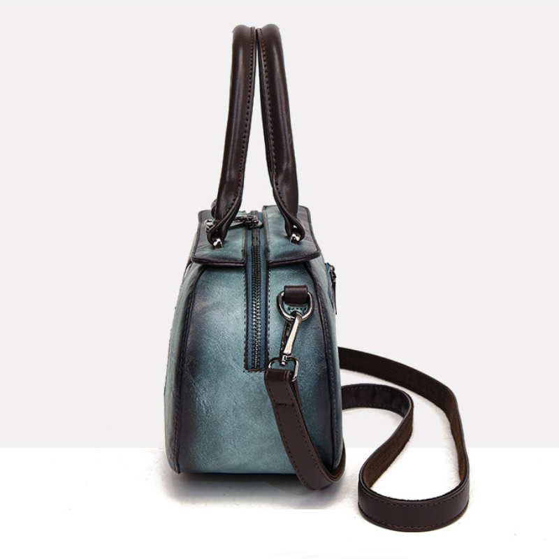 ELOAL Stylish Cylindrical Retro Handbag with National Design