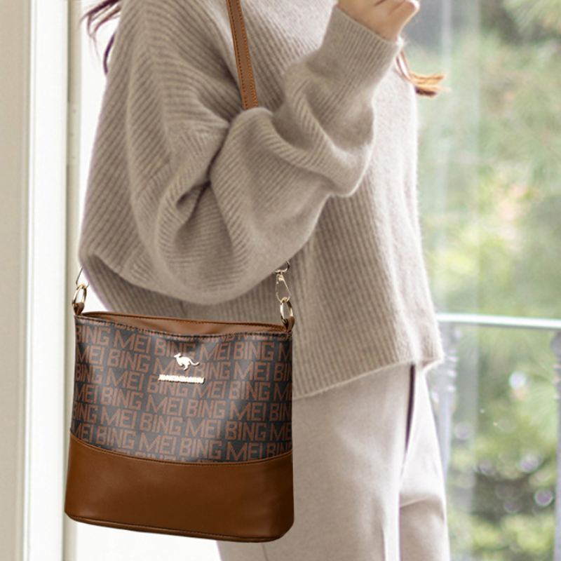 ELOAL Stylish Retro Leather Shoulder Bag for Everyday Use