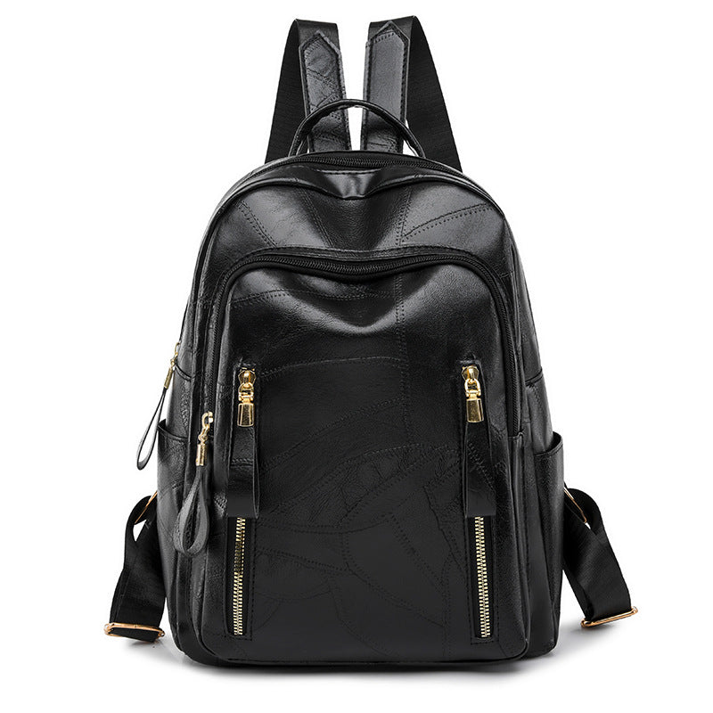 ELOAL Stylish Vintage Leather Backpack for Women