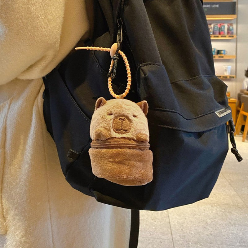 ELOAL Stylish Plush Guinea Pig Bag Charm for Trendy Accessories