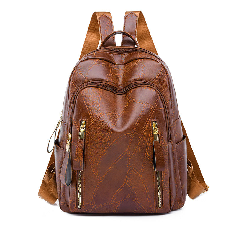 ELOAL Stylish Vintage Leather Backpack for Women
