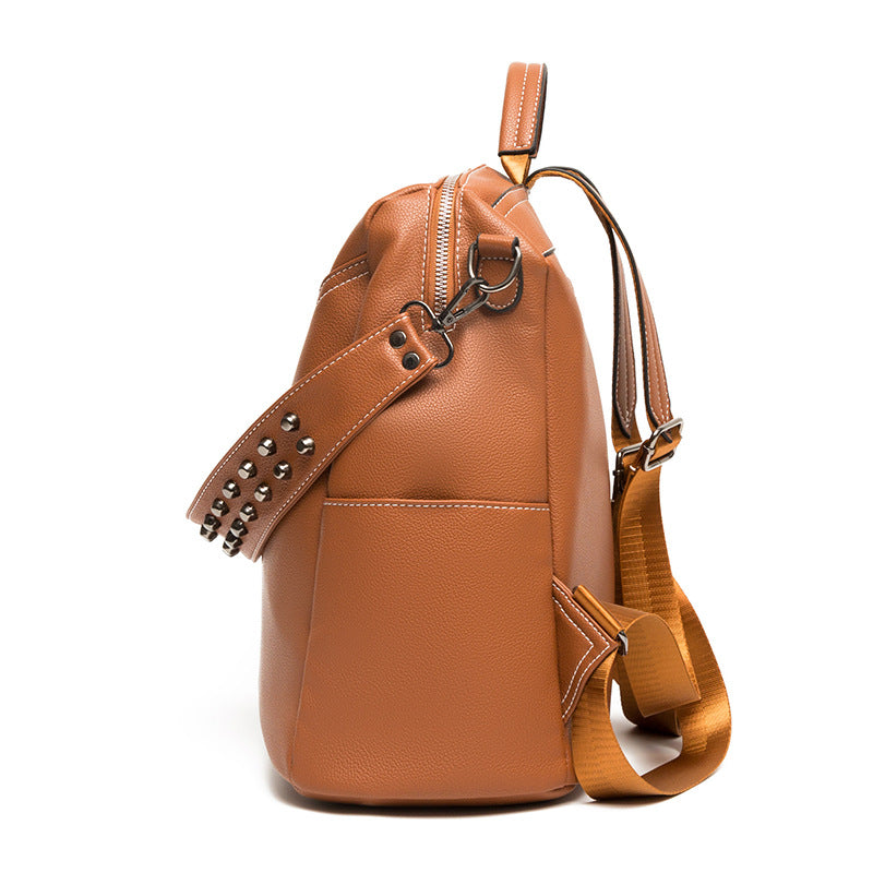 ELOAL Stylish Large Capacity Backpack with Splice Design