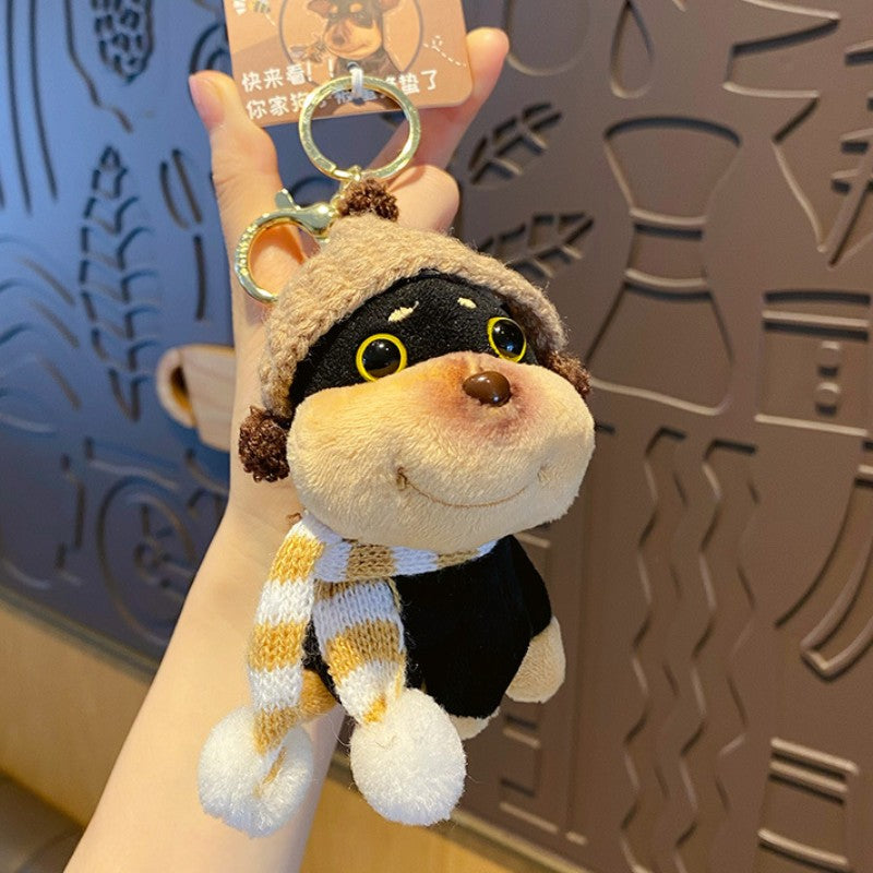 ELOAL Stylish Bee Puppy Plush Bag Charm for Girls