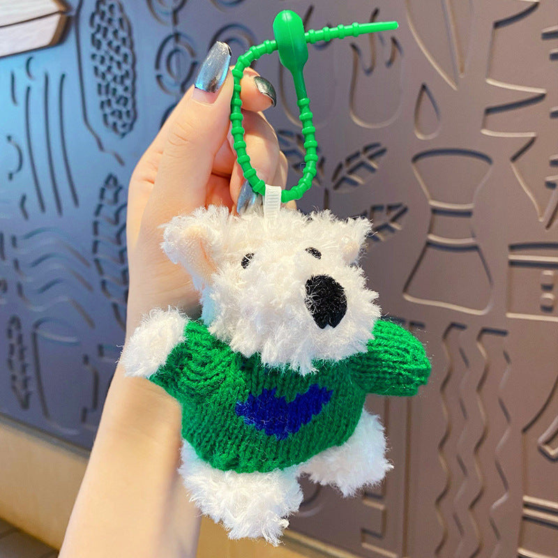 ELOAL Cute Puppy Love Bag Charm - Stylish Accessory for Pet Lovers