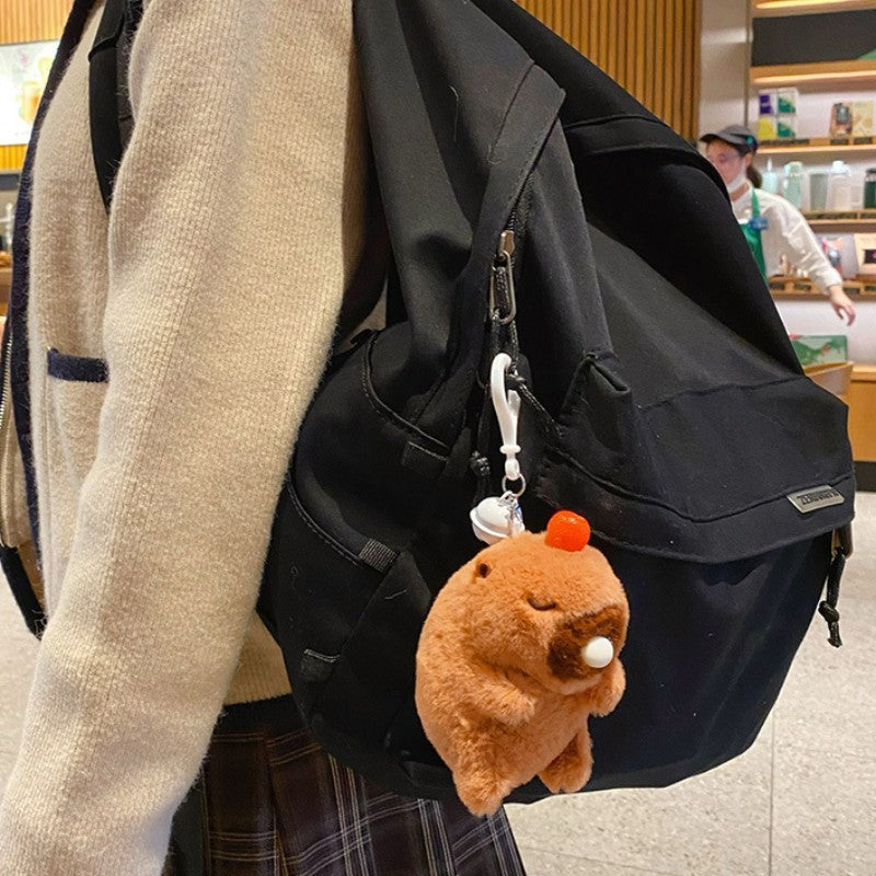 ELOAL Stylish Capybara Plush Bubble Bag Charm