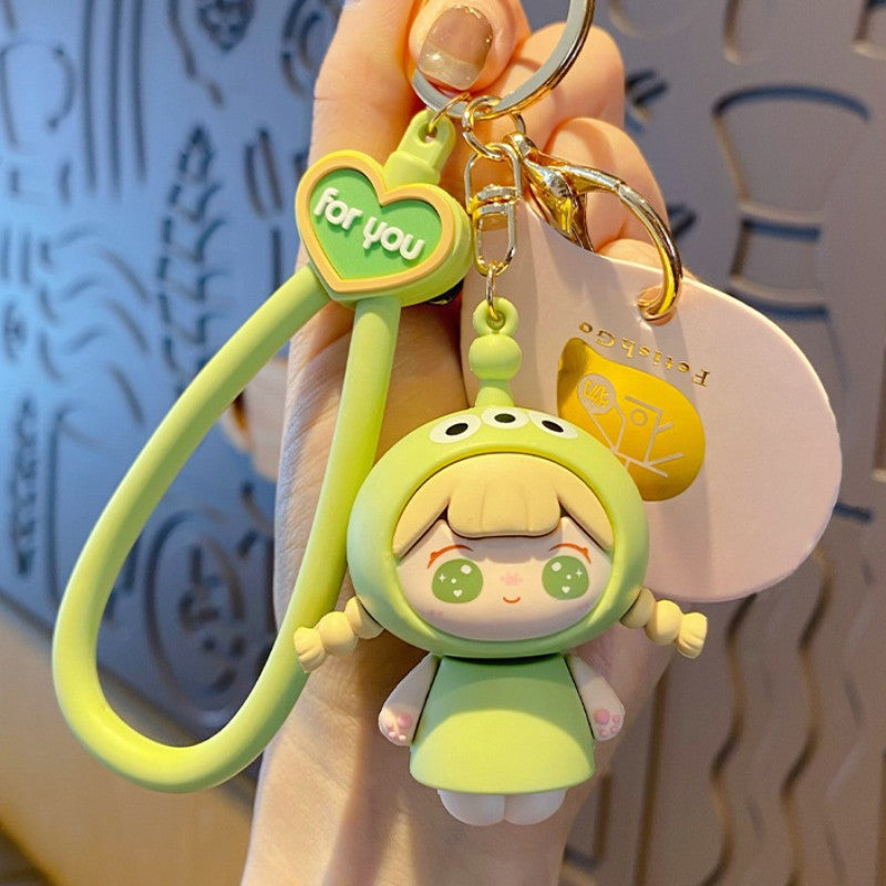 ELOAL Stylish Doll Bag Charm for Trendy Accessories