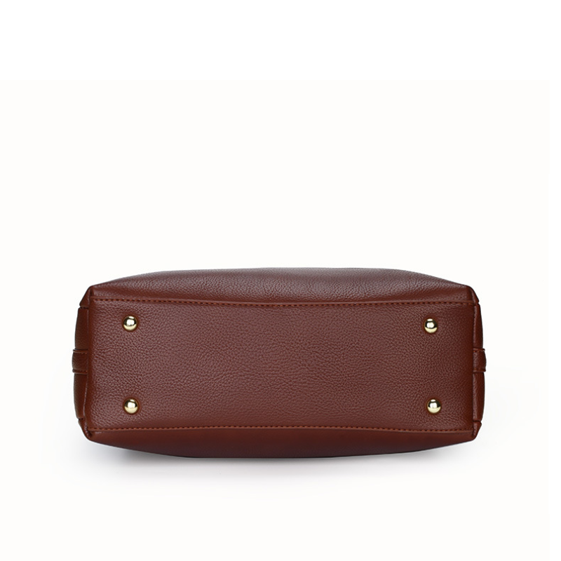 ELOAL Stylish Retro Lychee Pattern Handbag for Women