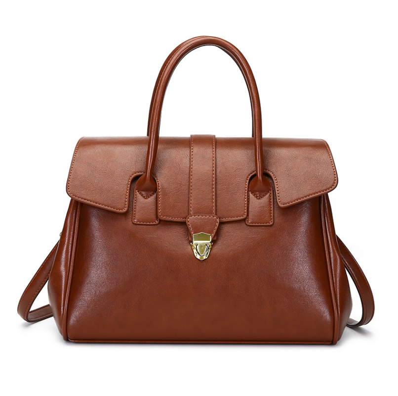 ELOAL Stylish Retro Leather Handbag for Everyday Use