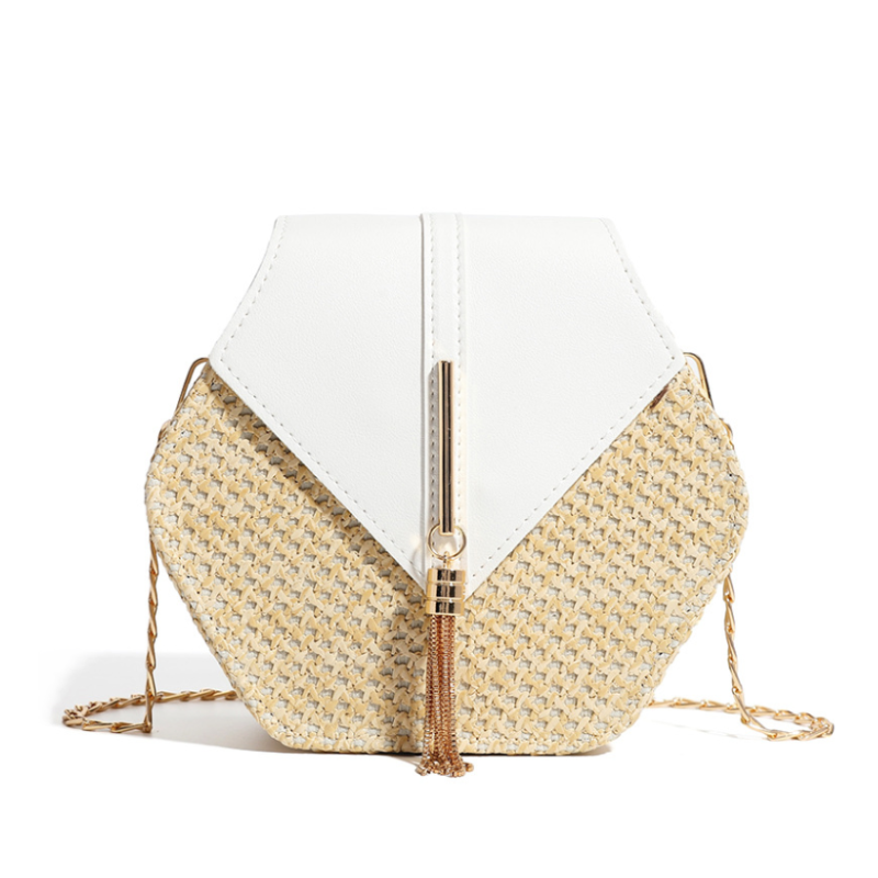 ELOAL Stylish Woven Crossbody Beach Bag for Summer