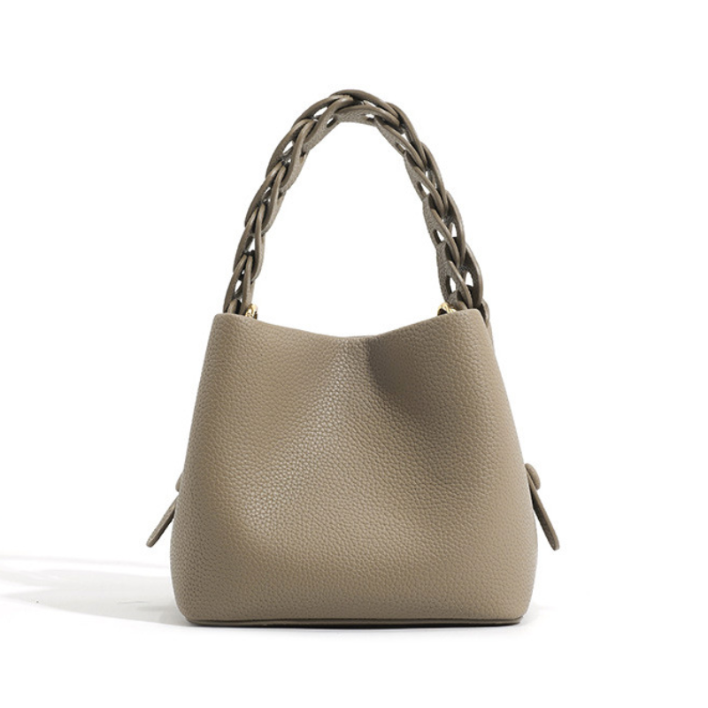 ELOAL Elegant Soft Leather Bucket Bag for Women - Stylish Handbag