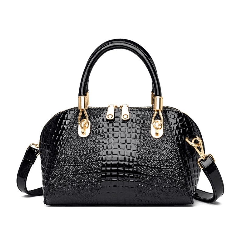 ELOAL Stylish Crocodile Pattern Handbag - Large Capacity Fashion Bag