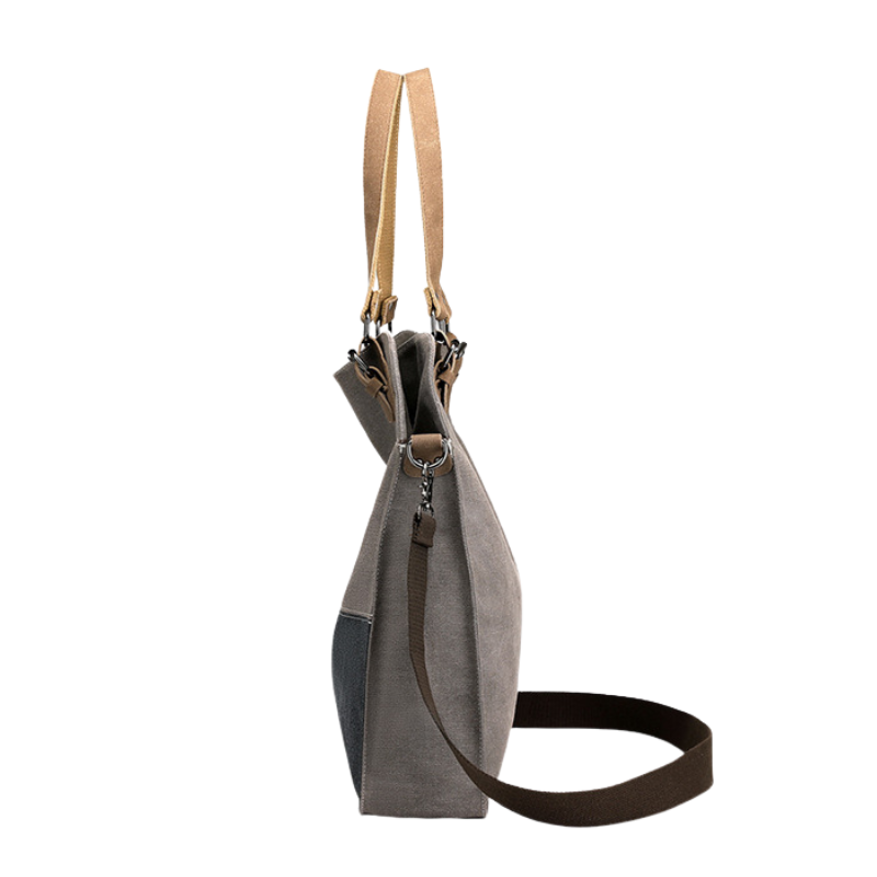 ELOAL Stylish Retro Patchwork Shoulder Bag for Everyday Use