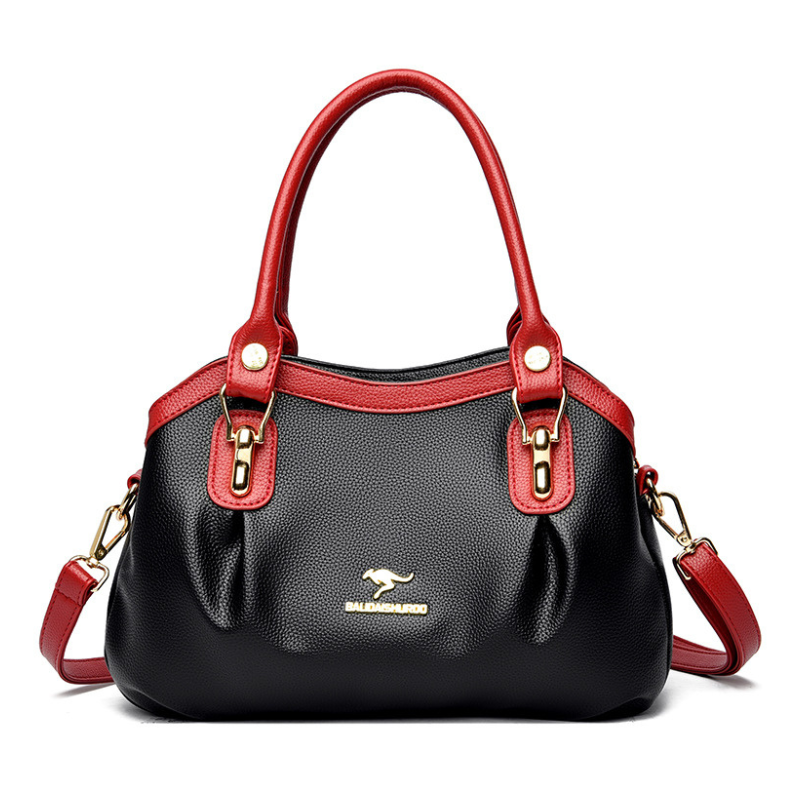 ELOAL Elegant Color Block Handbag - Stylish and Trending Accessory