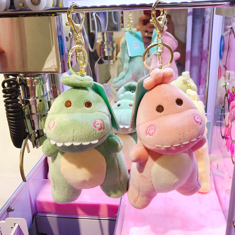 ELOAL Cute Dinosaur Plush Bag Charm - Trendy Accessory for Bags