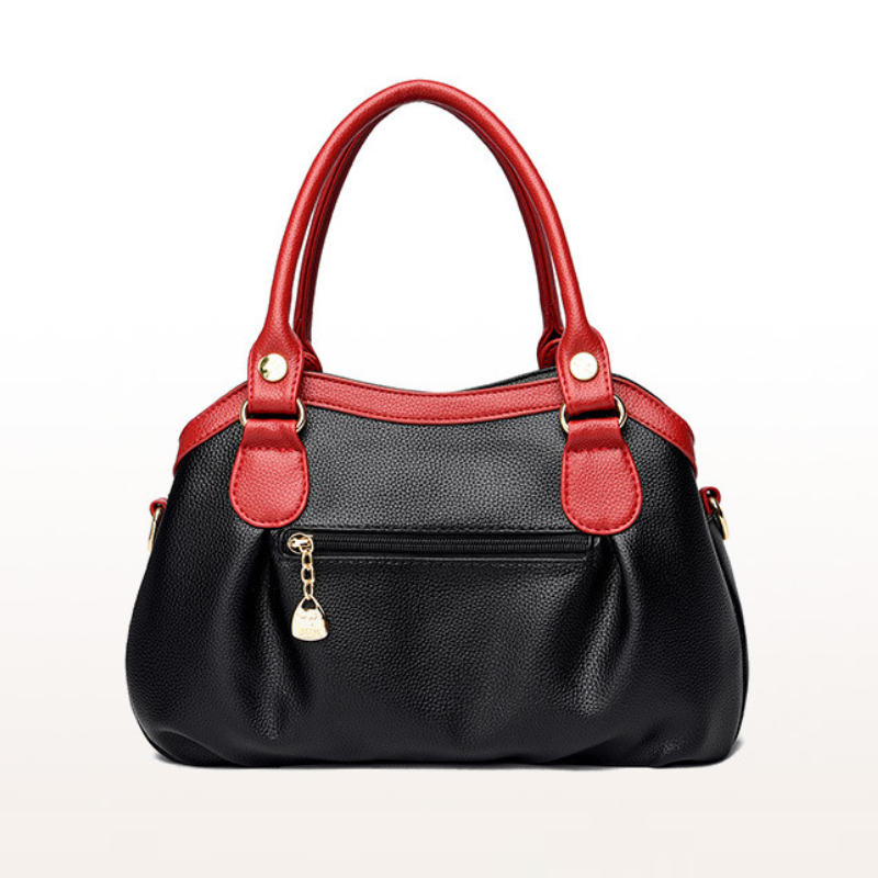 ELOAL Elegant Color Block Handbag - Stylish and Trending Accessory