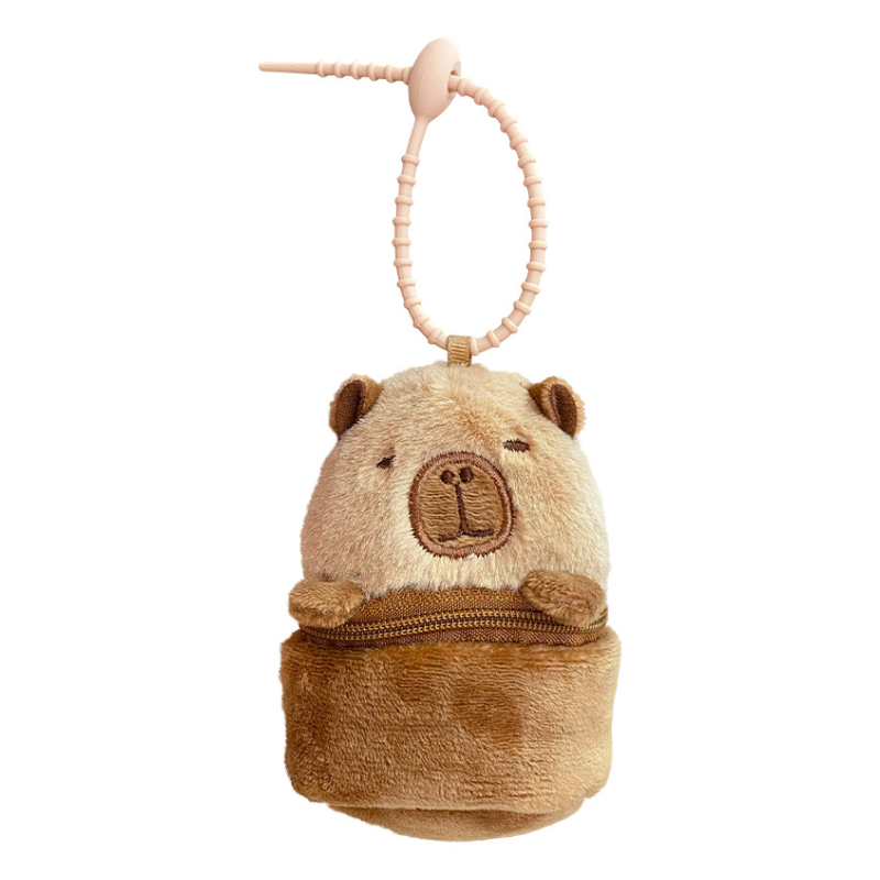 ELOAL Stylish Plush Guinea Pig Bag Charm for Trendy Accessories