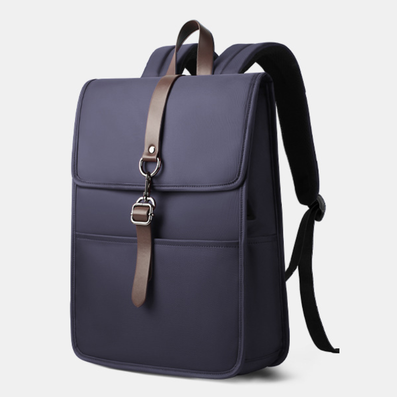 ELOAL Stylish Men's Travel Backpack with Flip Top Design