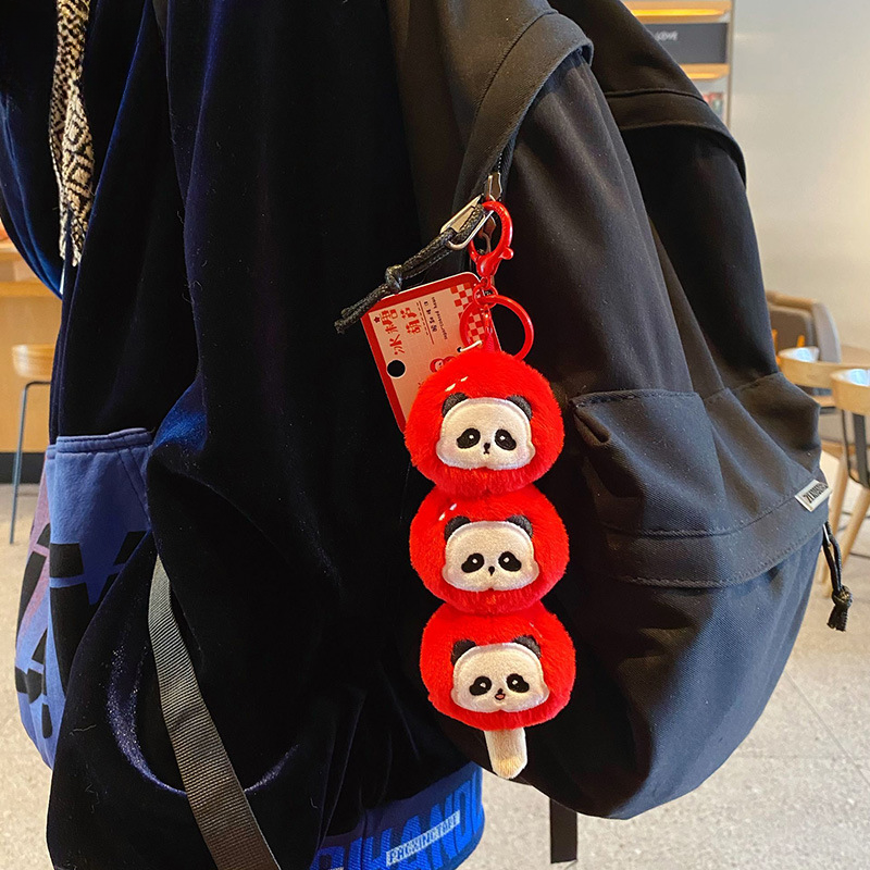 ELOAL Cute Panda Turtle Bag Charm - Stylish Accessory for Bags