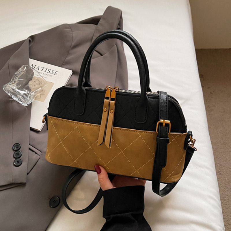 ELOAL Stylish Retro Textured Underarm Handbag