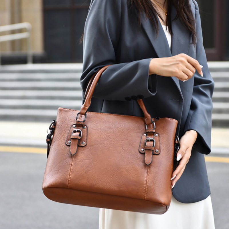 ELOAL Stylish Retro Large Capacity Tote Bag for Women