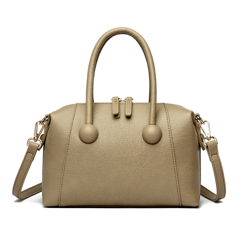 ELOAL Elegant High-End Leather Pillow Handbag for Stylish Women