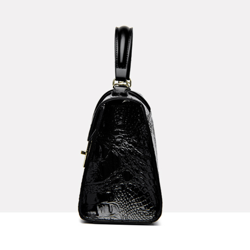 ELOAL Elegant Crocodile Pattern Luxury Handbag for Fashionable Women