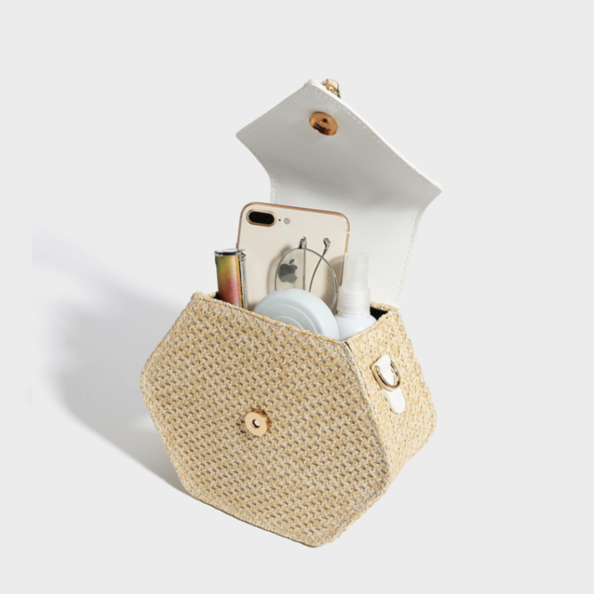 ELOAL Stylish Woven Crossbody Beach Bag for Summer