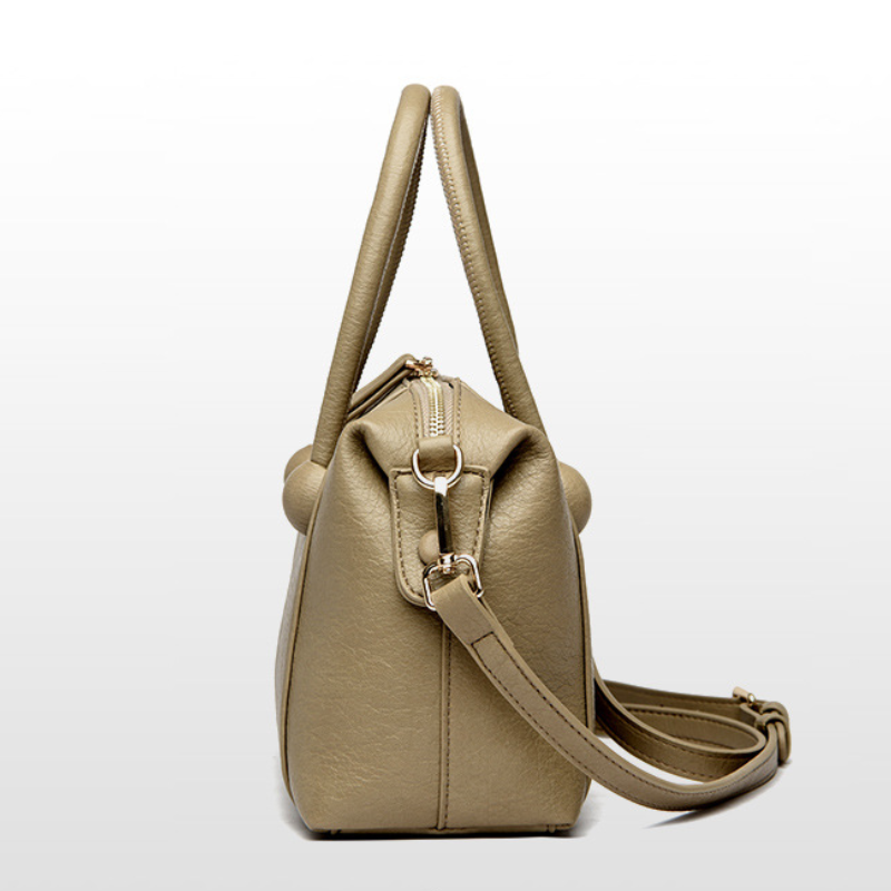 ELOAL Elegant High-End Leather Pillow Handbag for Stylish Women