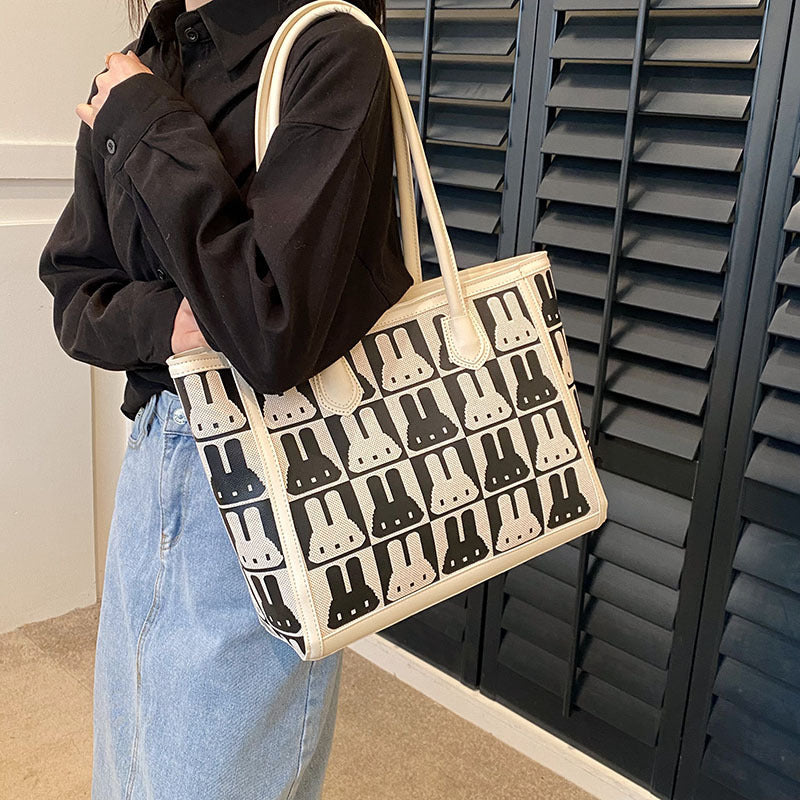 ELOAL Stylish Canvas Tote Bag for Women - Trendy College Carryall