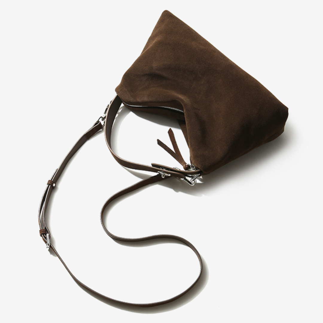 ELOAL Stylish Genuine Leather Crossbody Bag for Everyday Use