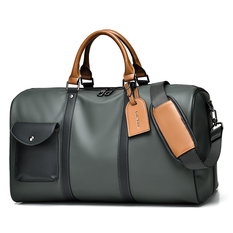 ELOAL Stylish Large Capacity Leather Duffle Bag for Travel