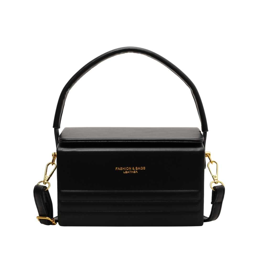 ELOAL Stylish Striped Textured Hard Shell Crossbody Bag