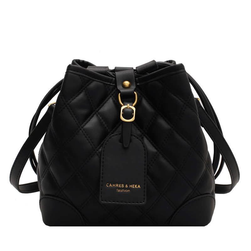 ELOAL Stylish Embroidered Bucket Crossbody Bag for Women