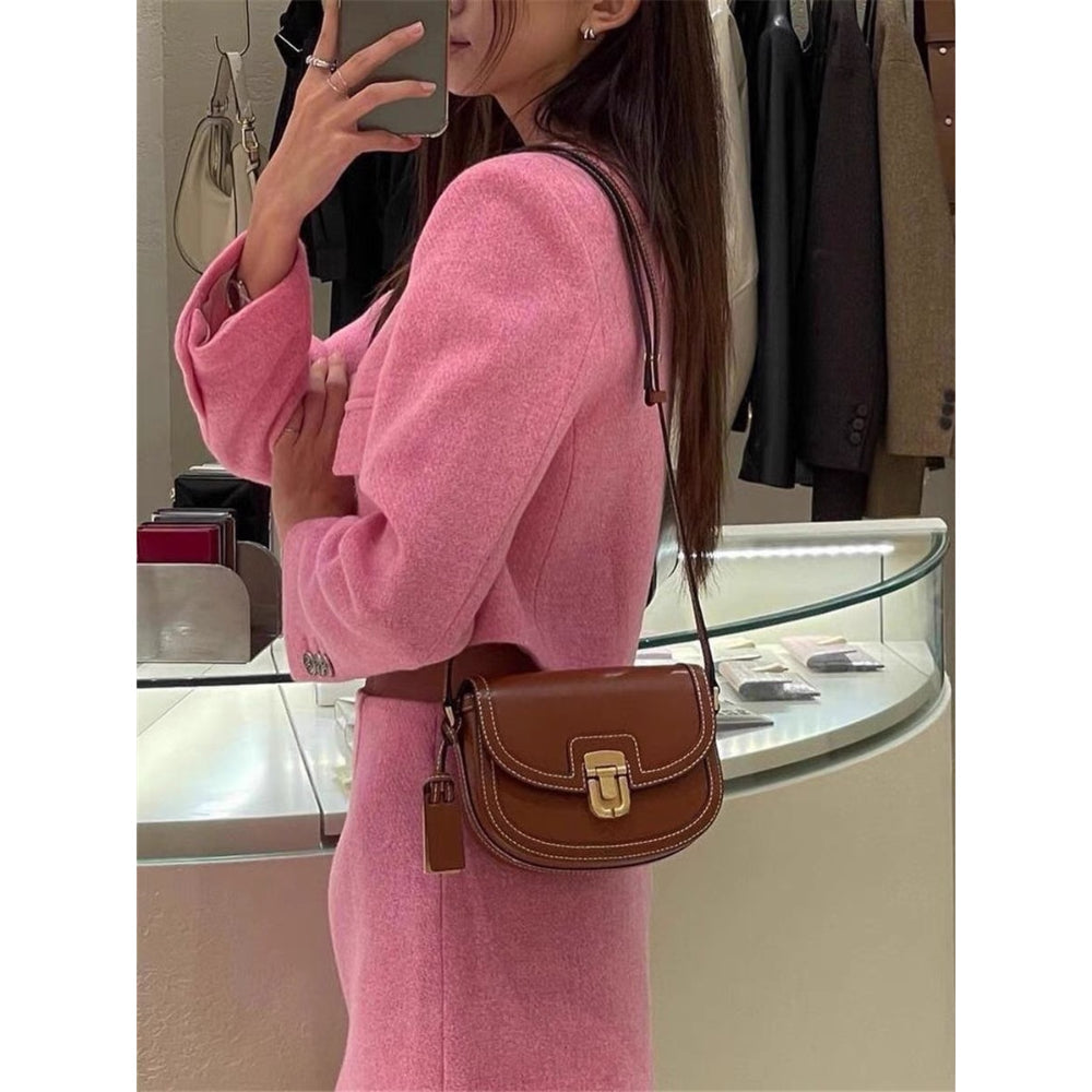 ELOAL Stylish Saddle Crossbody Bag for Trendy Fashion Lovers
