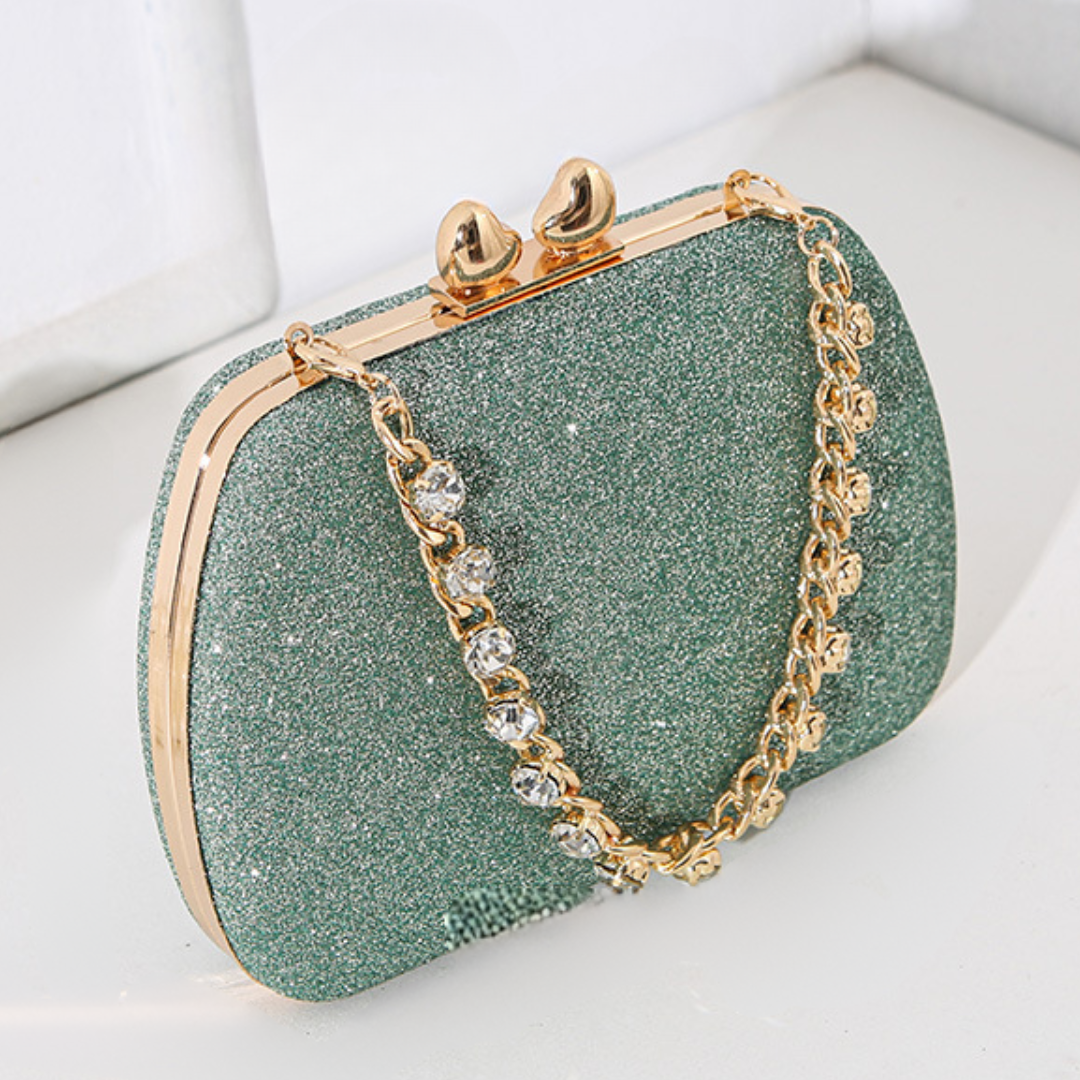 ELOAL Elegant Rhinestone Clutch for Stylish Evening Events