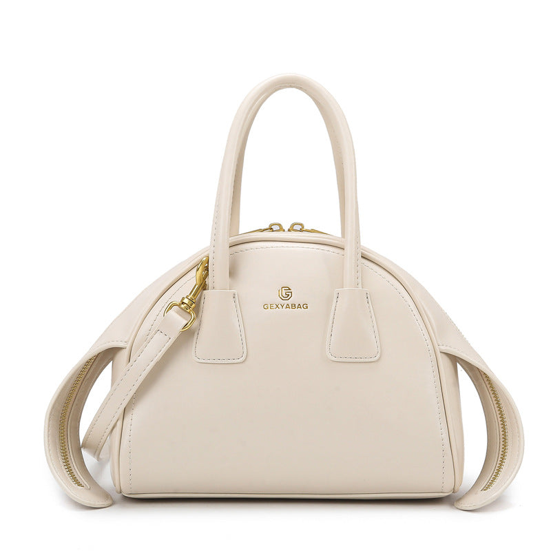 ELOAL Elegant Semi-Circle Textured Handbag - Stylish Small Purse