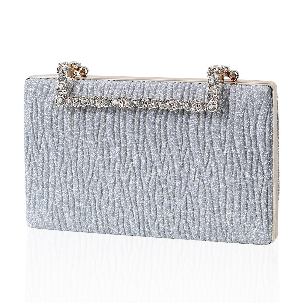 ELOAL Elegant Pleated Evening Clutch for Stylish Occasions