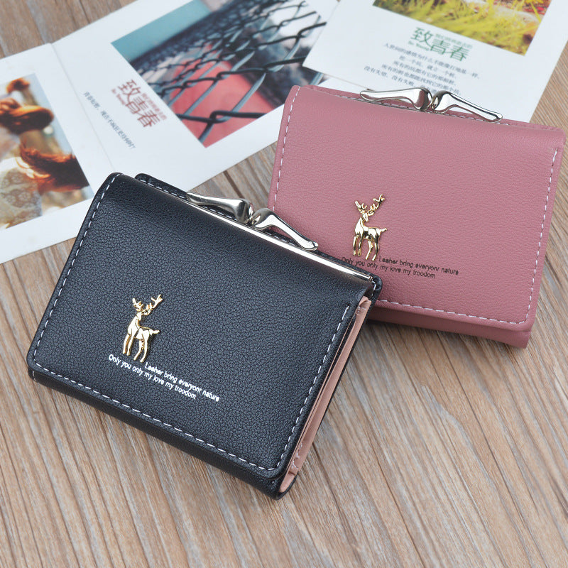 ELOAL Stylish Women's Short Wallet - Elegant & Fashionable Design