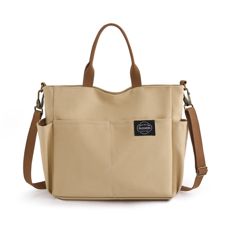 ELOAL Stylish Lightweight Oxford Canvas Travel Tote Bag