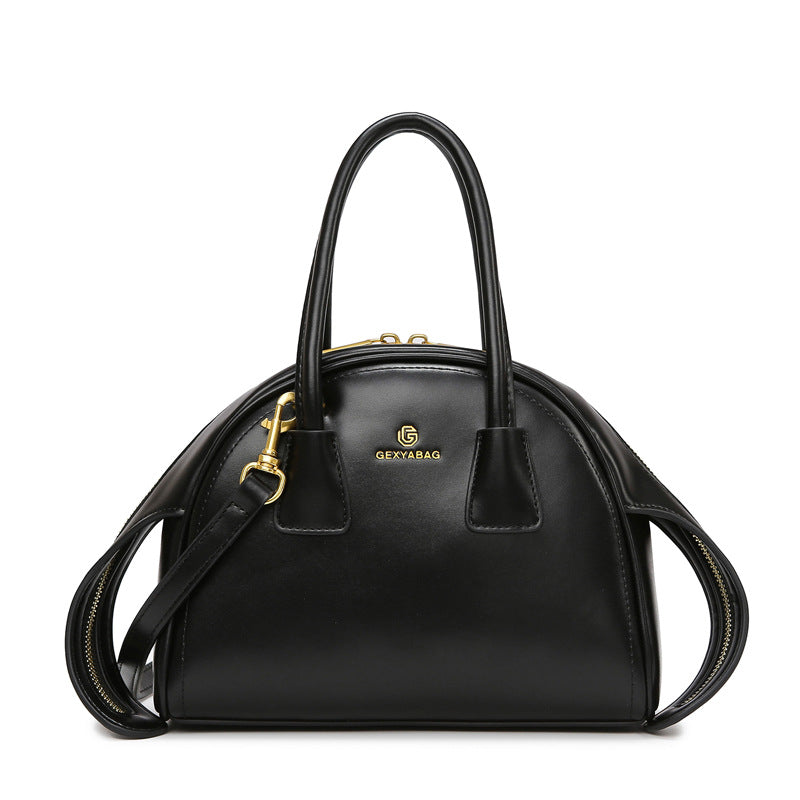 ELOAL Elegant Semi-Circle Textured Handbag - Stylish Small Purse