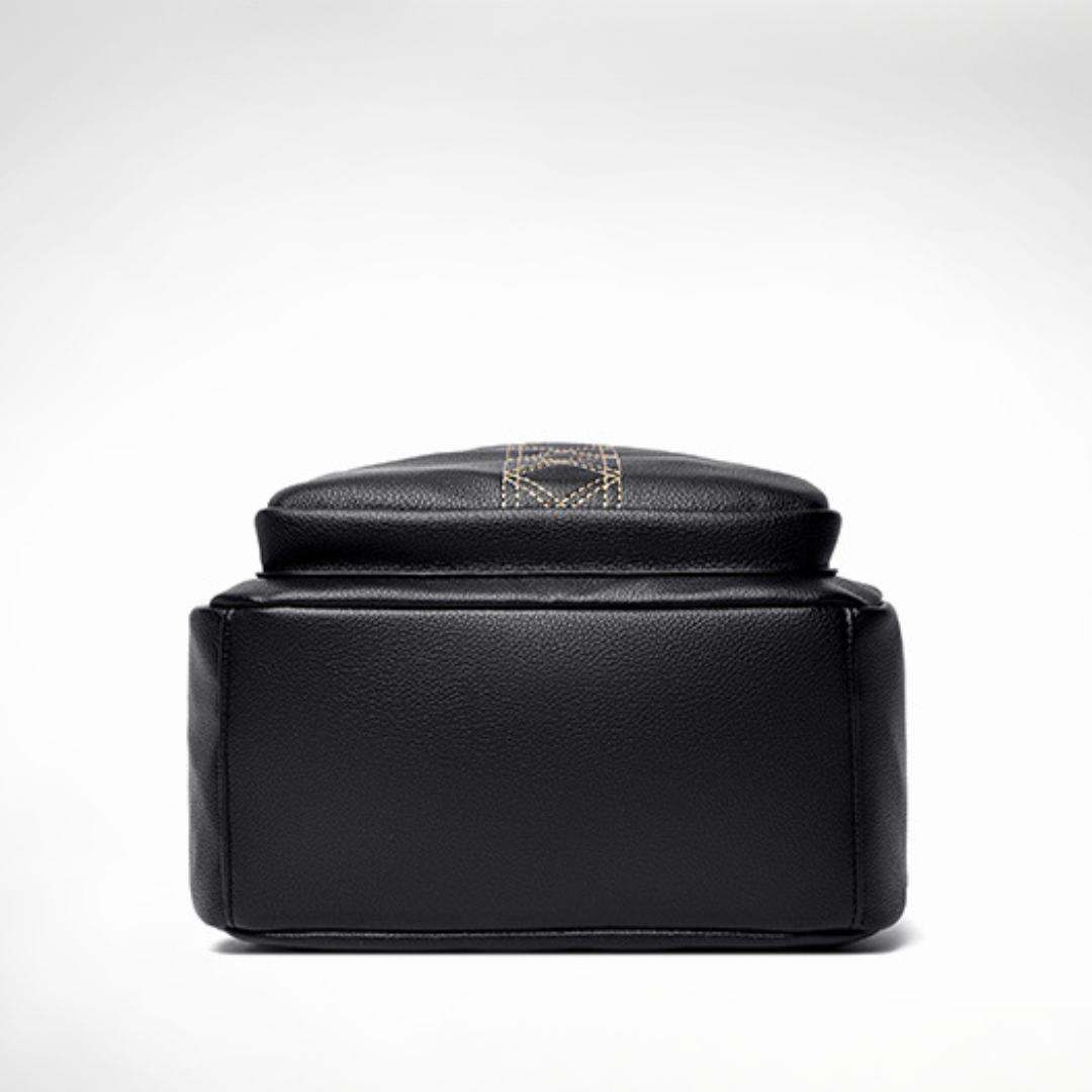 ELOAL Fashionable Women's Backpack with Litchi Pattern