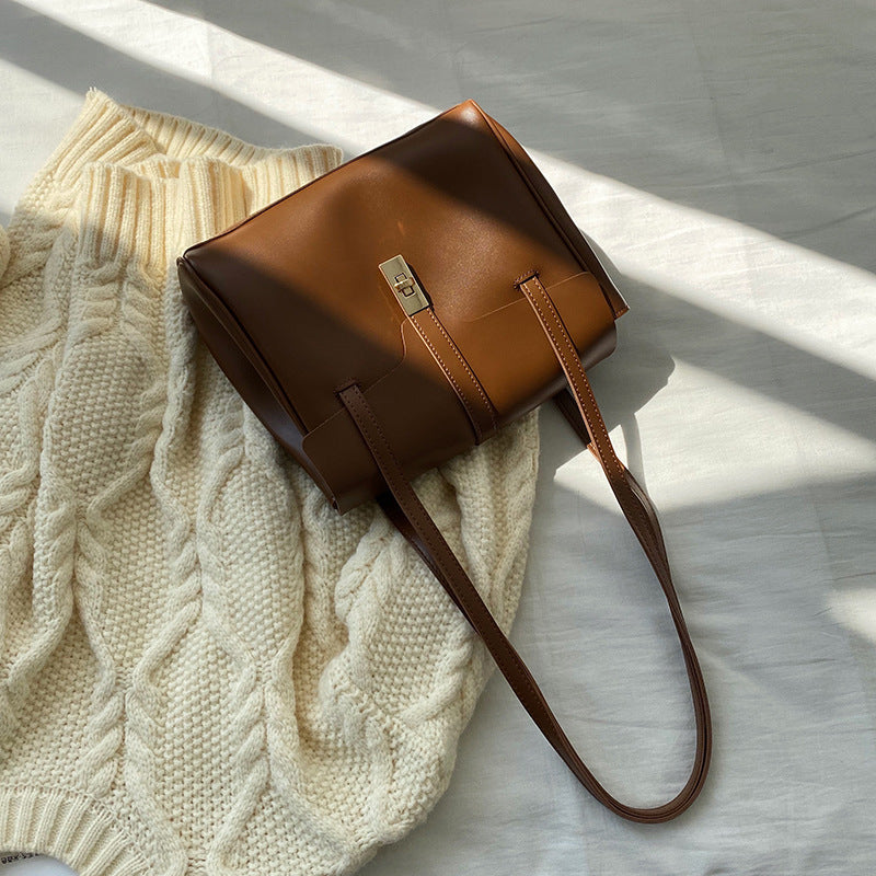 ELOAL Stylish Retro Flip Commuter Tote Bag