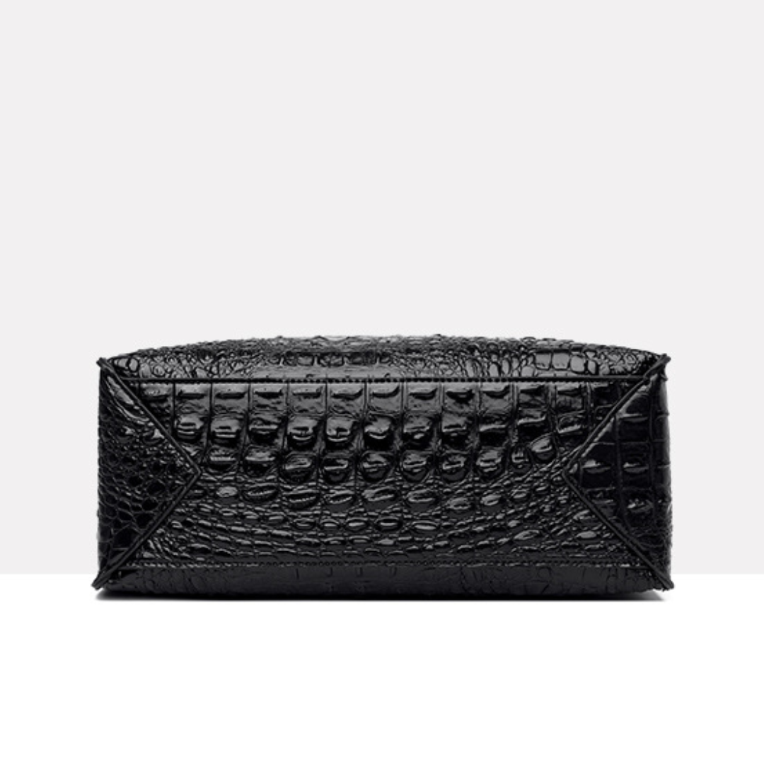 ELOAL Stylish Crocodile Pattern Women's Handbag
