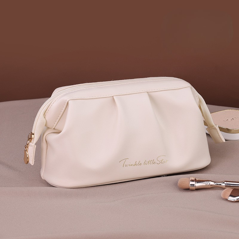 ELOAL Elegant Soft Touch Cosmetic Bag for Stylish Organization