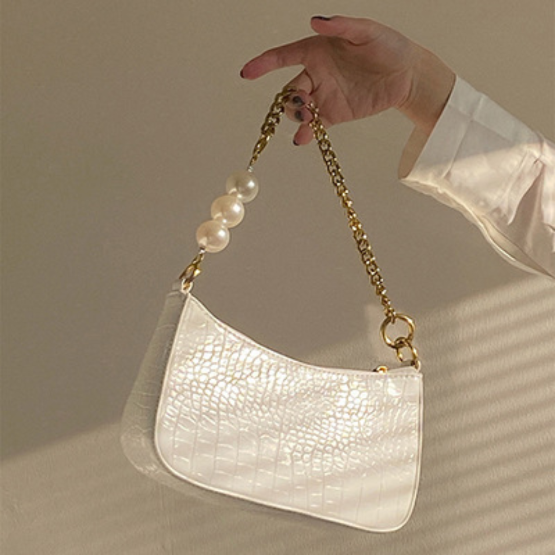 ELOAL Stylish Pearl Shoulder Bag for Fashionable Women