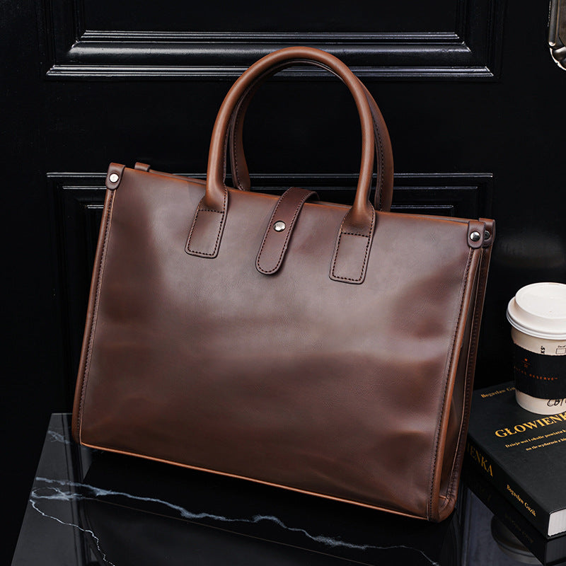 ELOAL Stylish Retro Briefcase for Professionals and Students