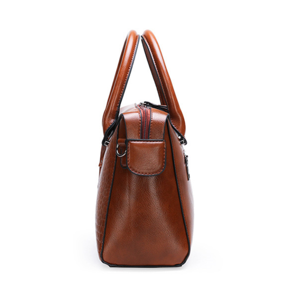 ELOAL Stylish Crocodile Crossbody Handbag for Women