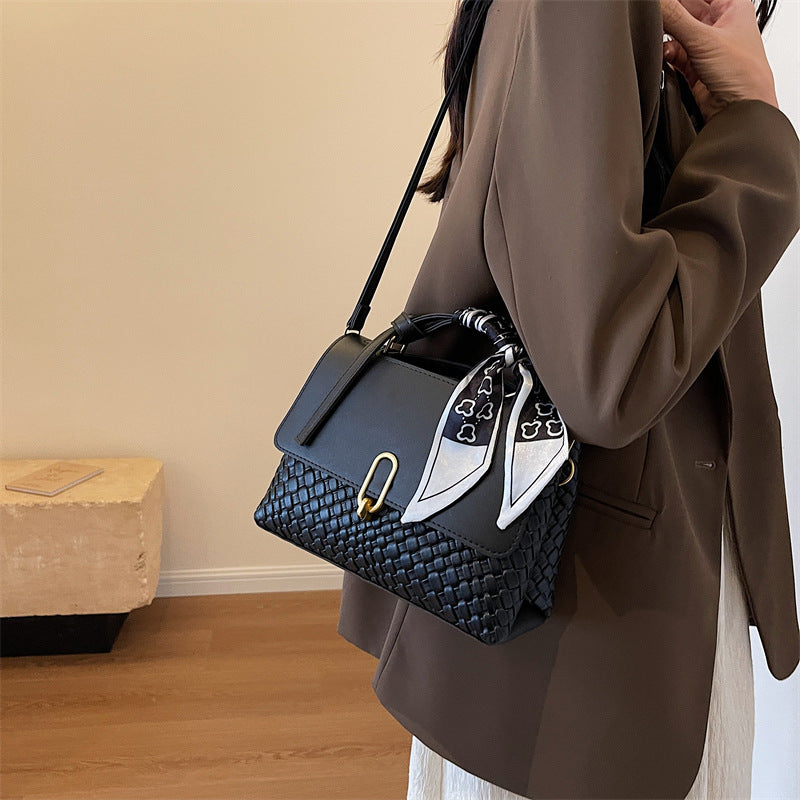 ELOAL Stylish Small Square Commuting Shoulder Bag