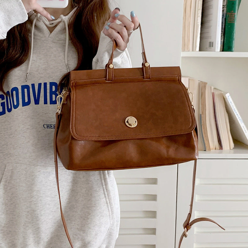 ELOAL Stylish Large Capacity Retro Handbag for Women