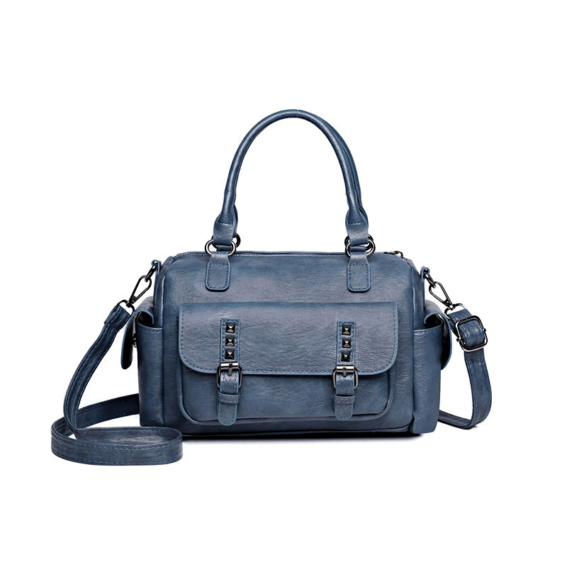 ELOAL Stylish Retro Large Capacity Shoulder Crossbody Bag